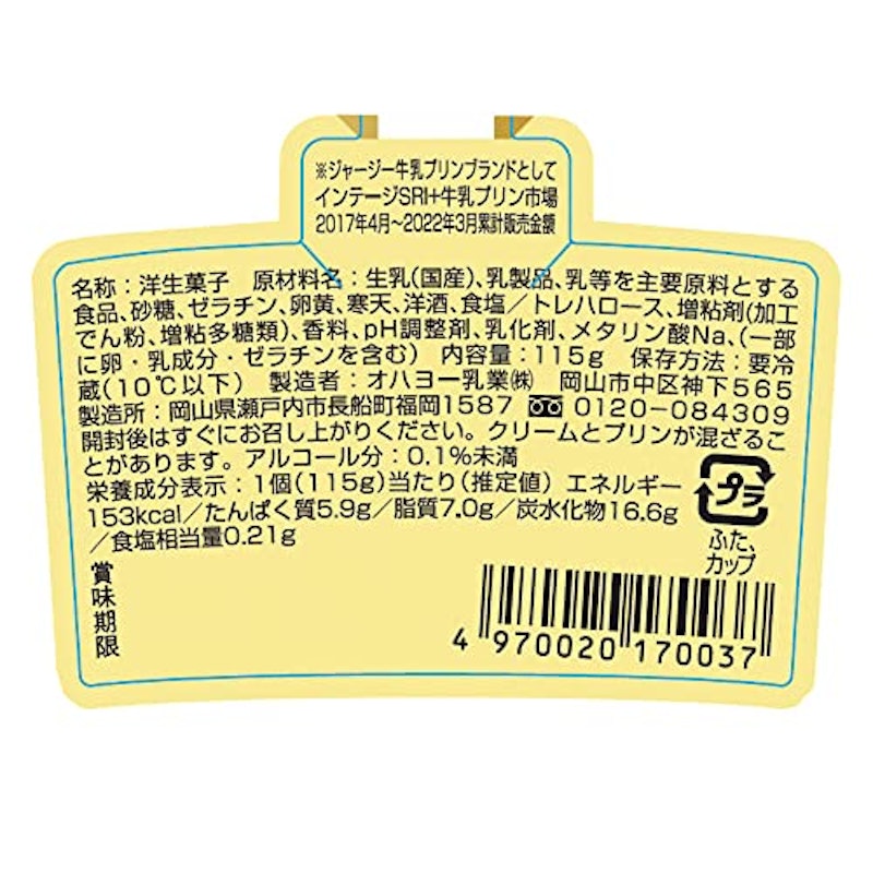 ジャージー牛乳プリン 2