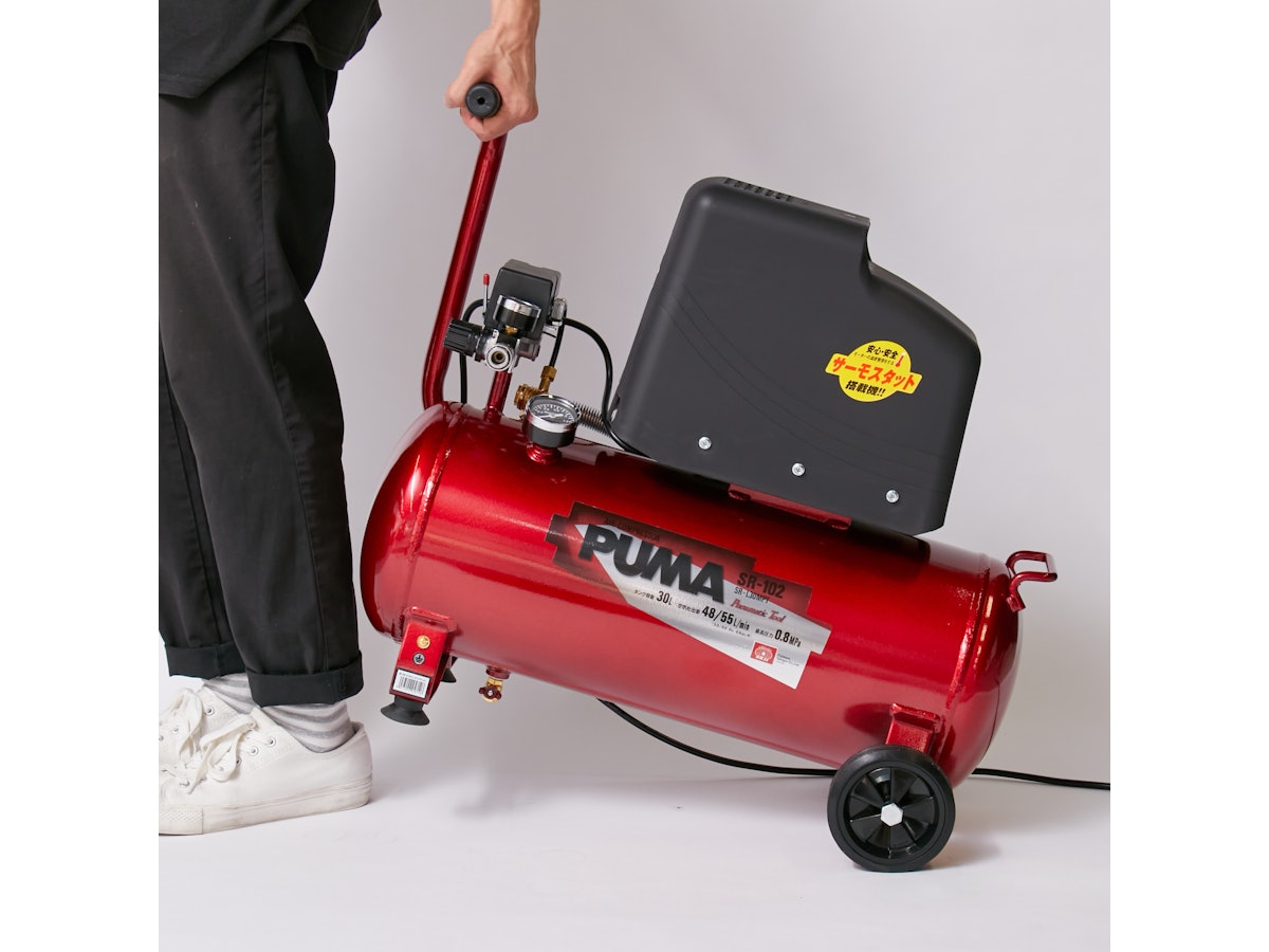 藤原産業 SK11 エアコンプレッサ SR-L30MPT-01を検証レビュー 藤原産業 SK11 エアコンプレッサ SR-L30MPT-01を検証レビュー