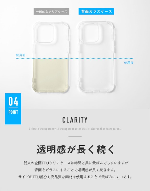 GLASS CLEAR CASE 10