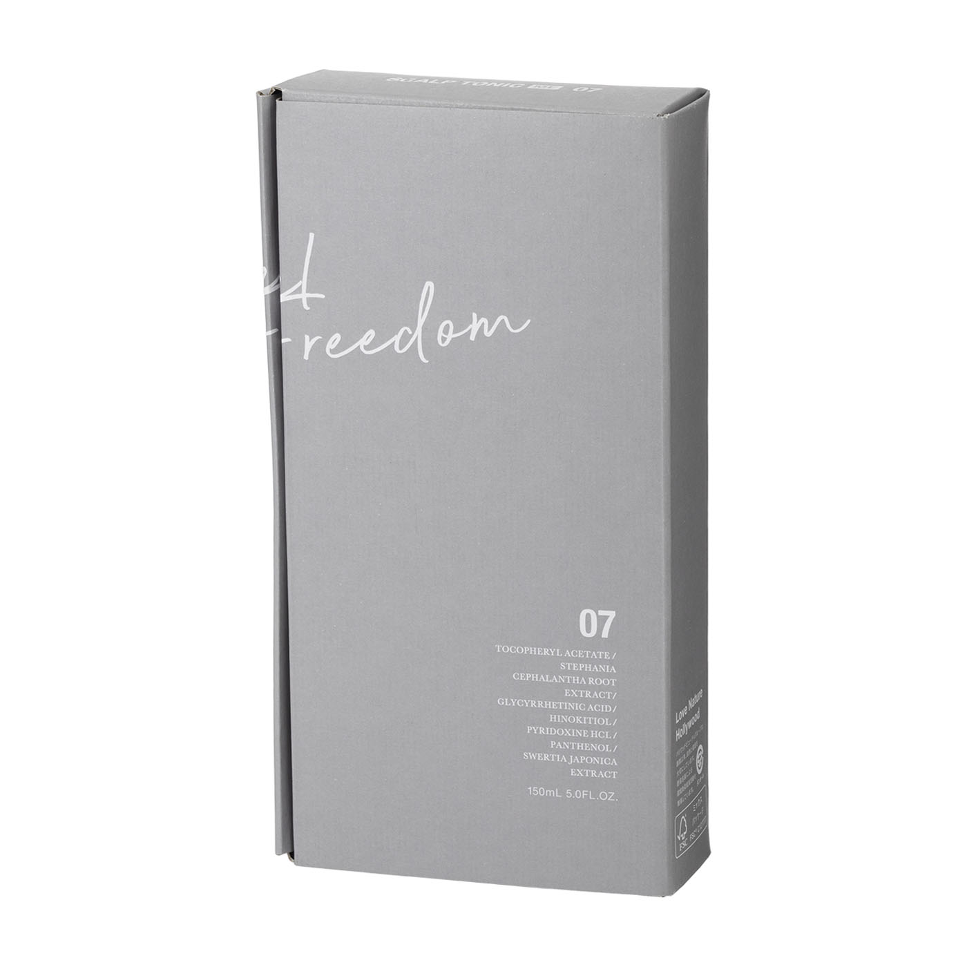 ハリウッド Feel Freedom スカルプトニック ME07を検証レビュー！男性