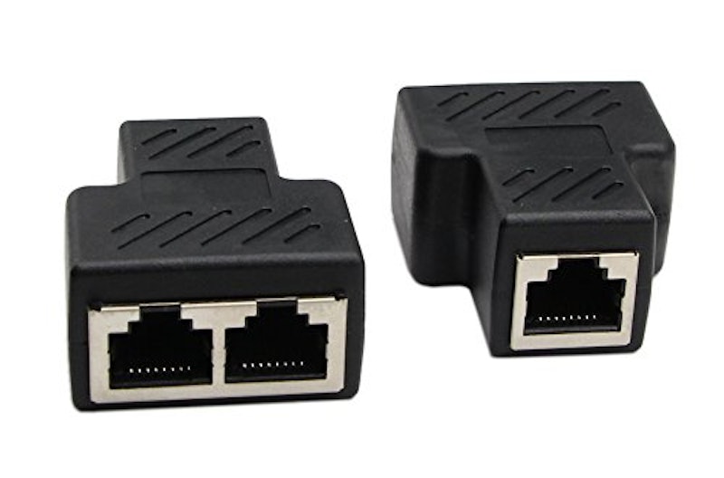 RJ45ネットワークスプリッタアダプタ 1