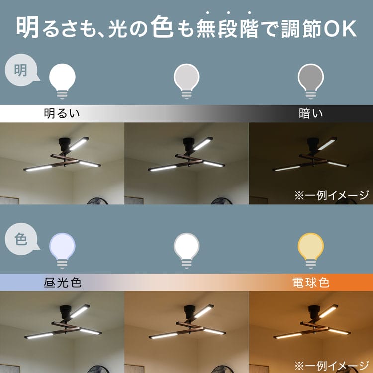 回転シーリングライト 10