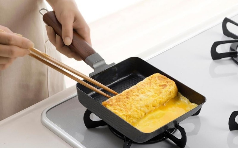 両面エンボス鉄製フライパン3種セット 5