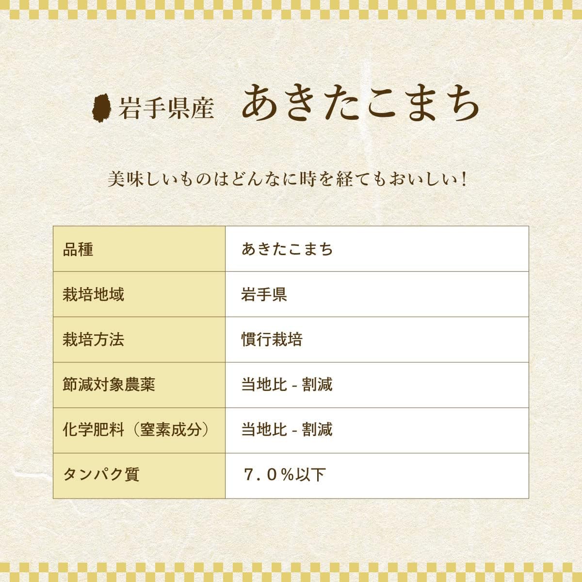岩手県産 無洗米 あきたこまち  4
