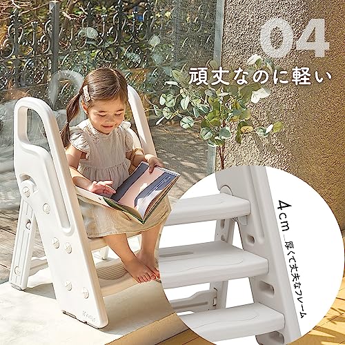 折りたたみ式3段ハンドル踏み台 6