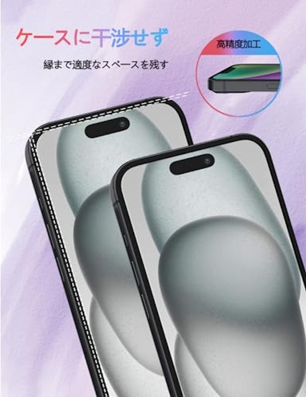 iPhone15ガラスフィルム+カメラフィルム 4