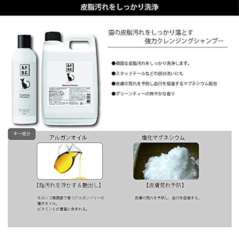 猫用 プロフェッショナル クレンジングシャンプー 3