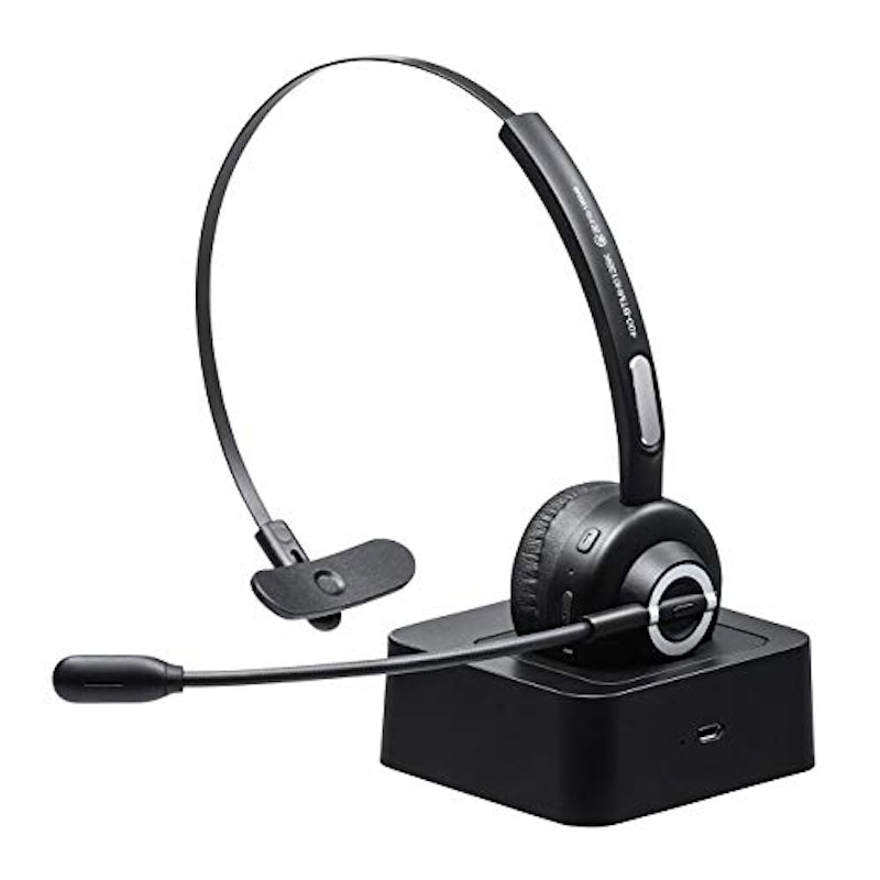 Bluetoothヘッドセット 片耳タイプ 充電台付き 1