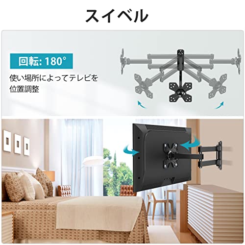 回転式壁掛けテレビ金具 4