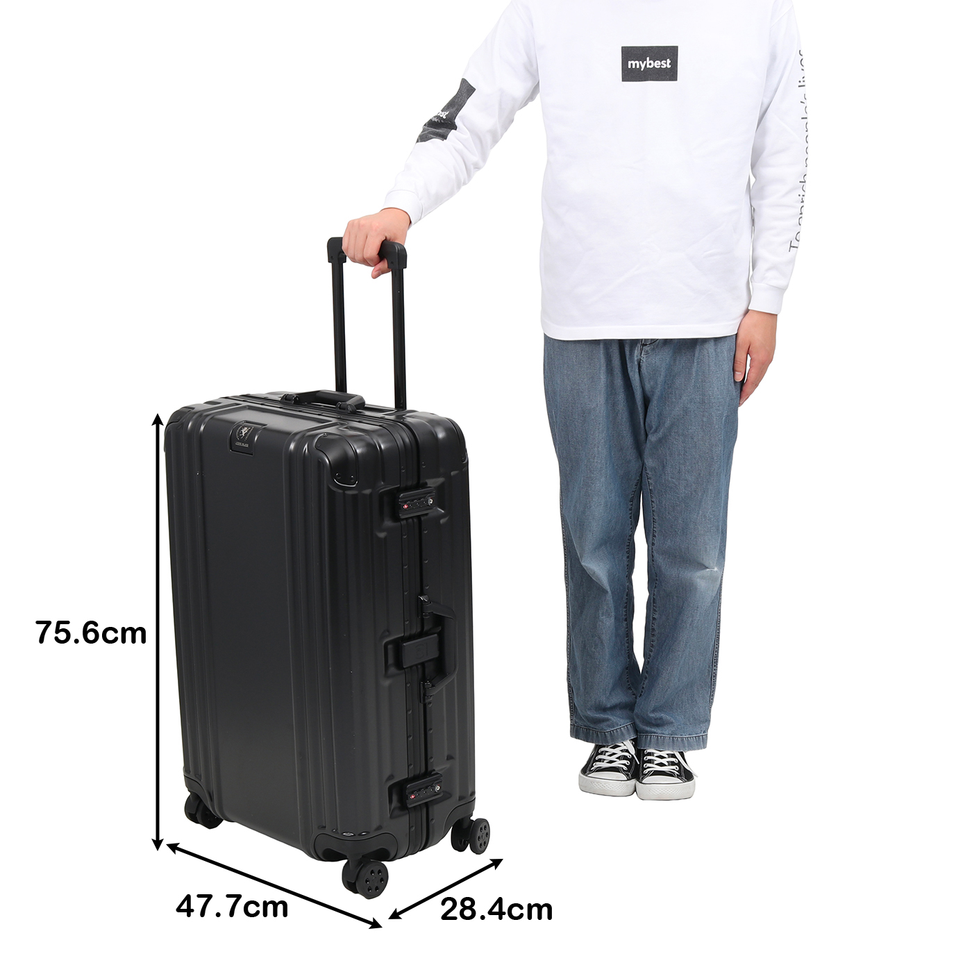 ティーアンドエス　time walker   スーツケース　大容量！ ティーアンドエス スーツケース T＆S 75L キャリーケース 5-7泊