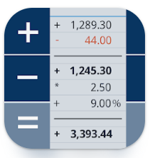 CalcTape Calculator with Tape 1