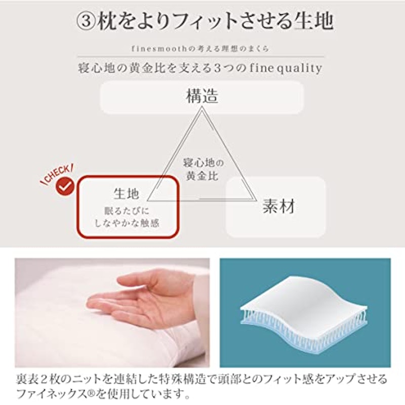 ファインクオリティ 備長炭パイプ枕 3