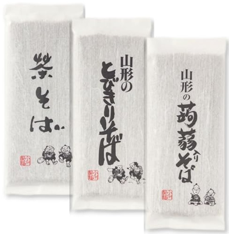 老舗そば屋のそば食べ比べ 1