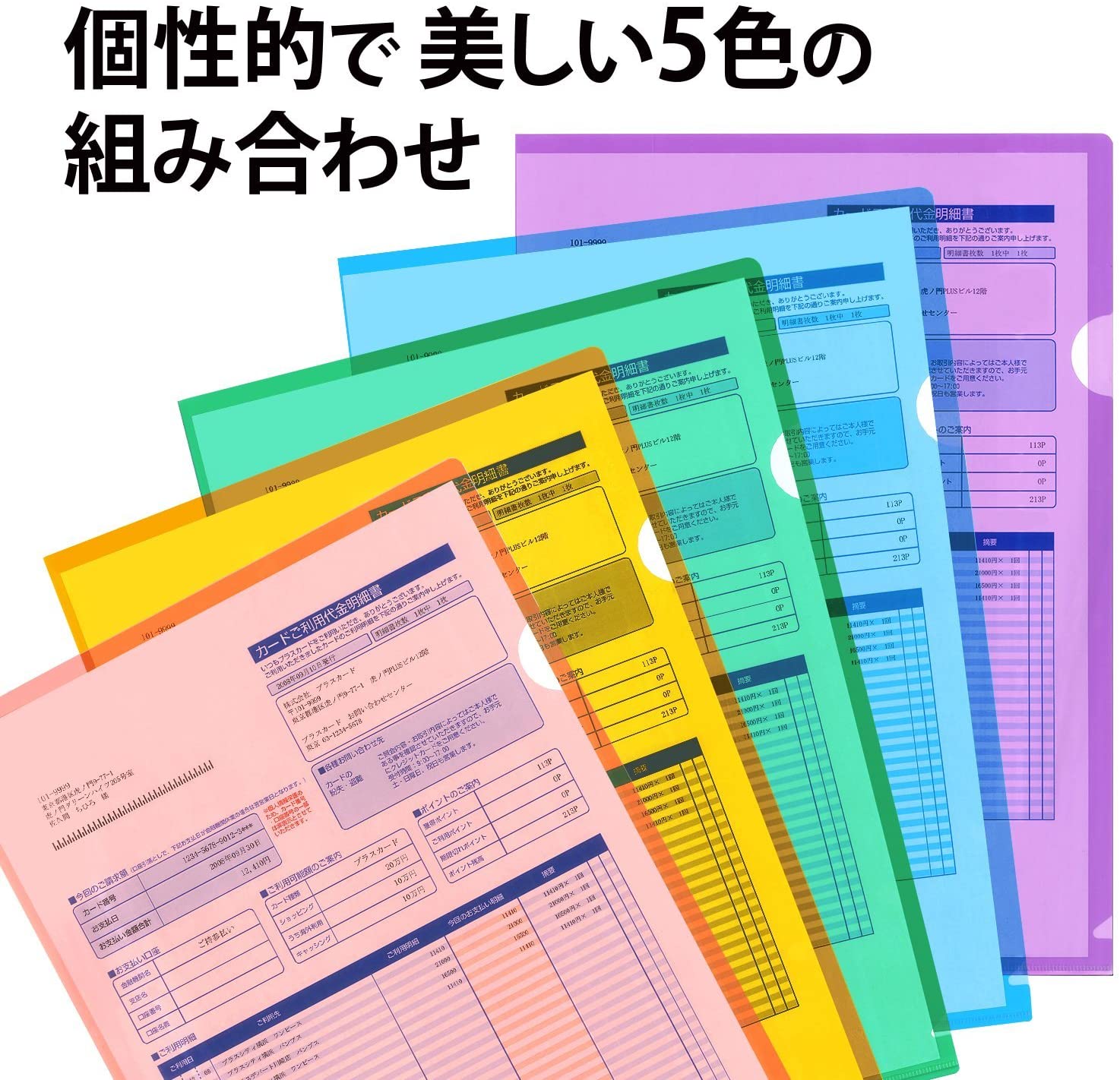 クリアーホルダー 1