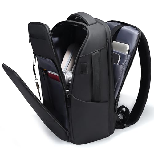 BOPAI リュックメンズ 本革 USB充電ポート付き バックパック BOPAI リュックメンズ 本革 USB充電ポート付き バックパック