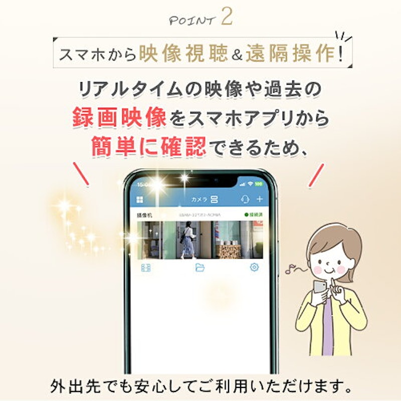 PoEの防犯カメラ 5
