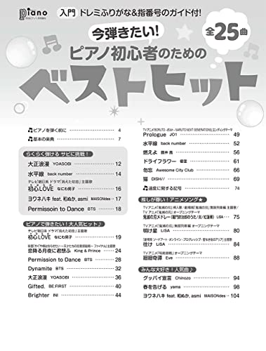 ピアノ初心者のためのベストヒット～ドレミふりがな&指番号のガイド付！～ 2