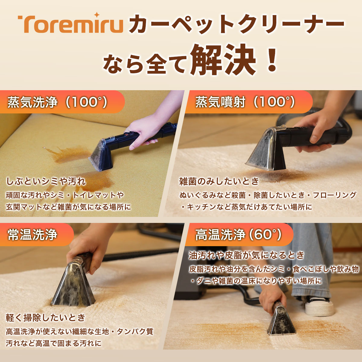 Toremiru カーペットクリーナー 3