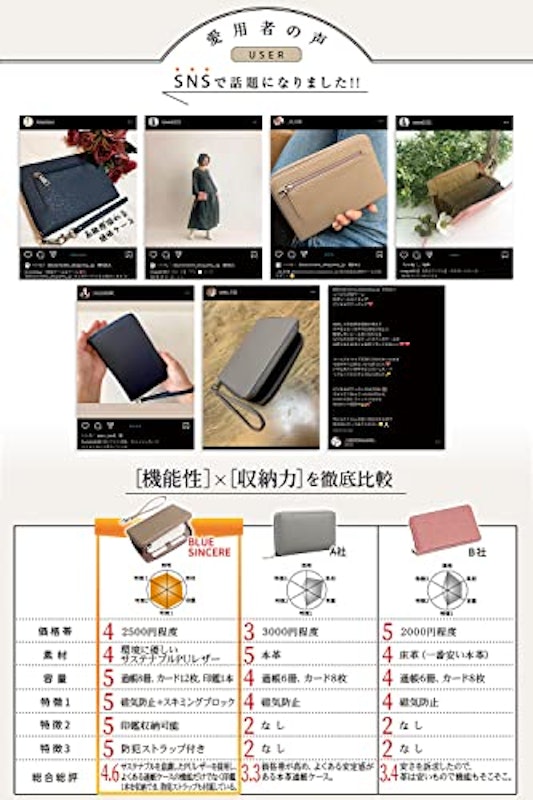 じゃばら式通帳ケース 6