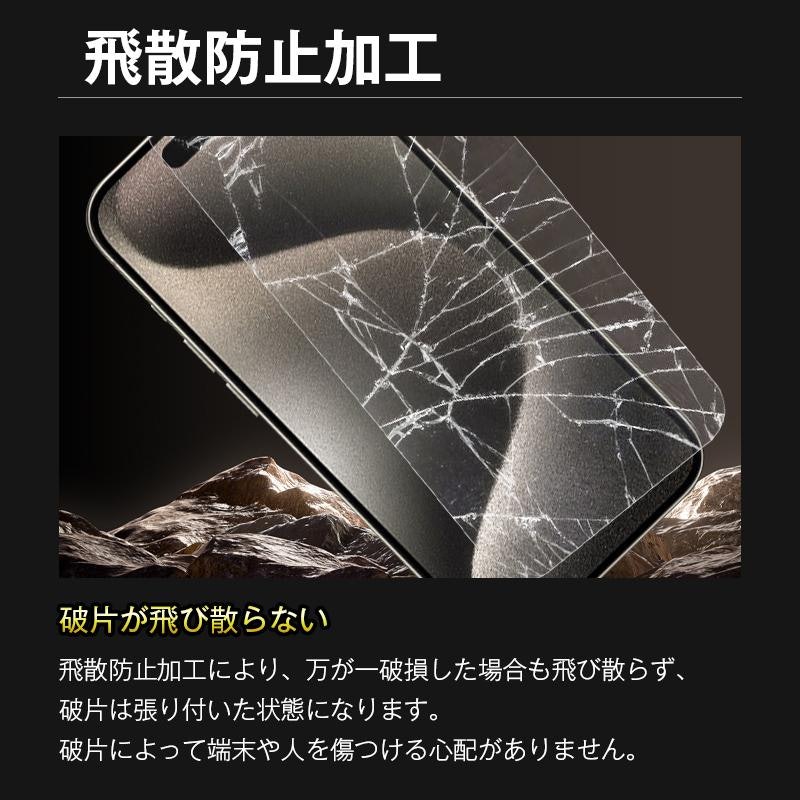 iPhone15 強化ガラスフィルム カメラ保護フィルム 4