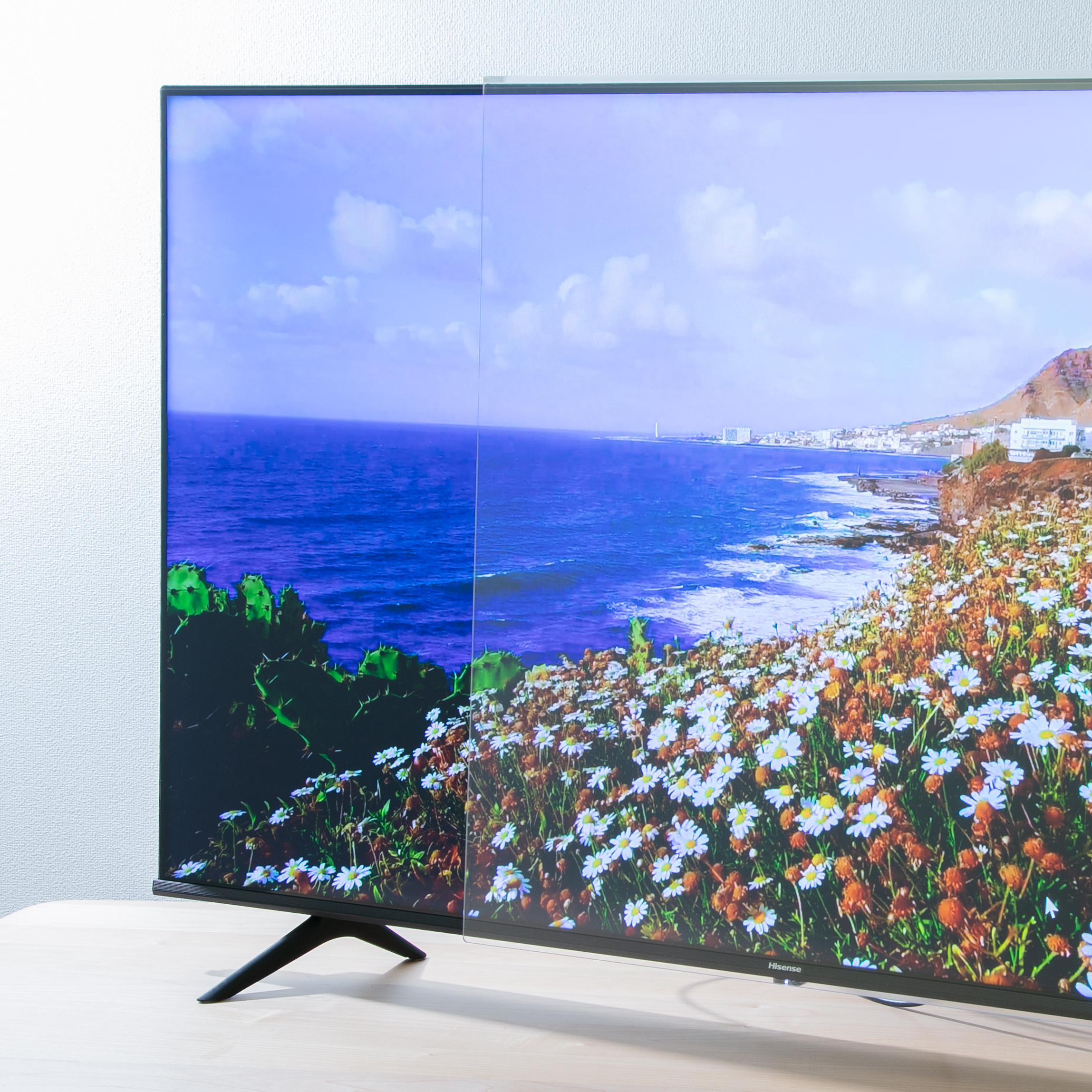 市場 液晶テレビ保護パネル 45型 低反射タイプ 3Dテレビ フラット式 45V 液晶保護カバー プラズマテレビ 液晶保護パネル 45インチ