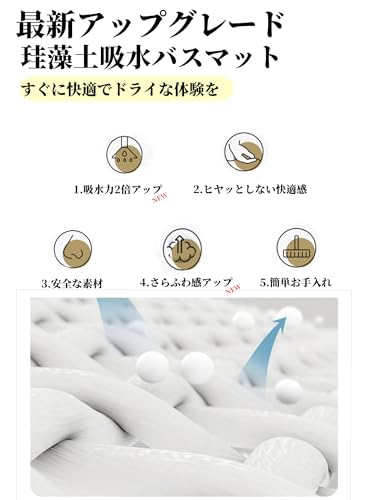 大判珪藻土バスマット☆10箱セット☆ 大判珪藻土バスマット☆10箱セット☆ 大判バスマットのおすすめ人気