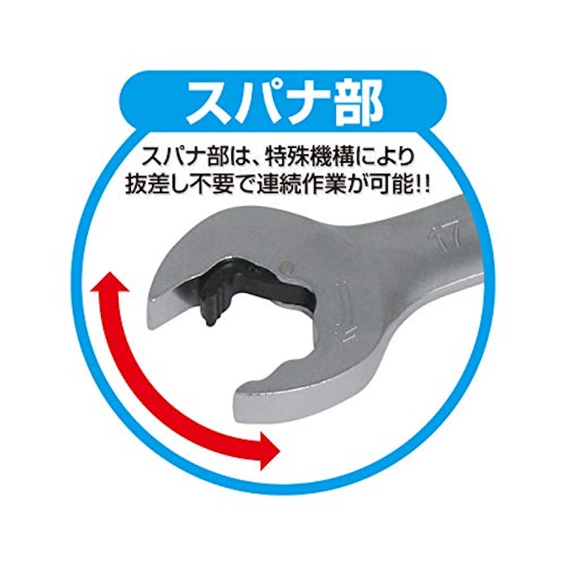 クイックラチェットレンチセット 3