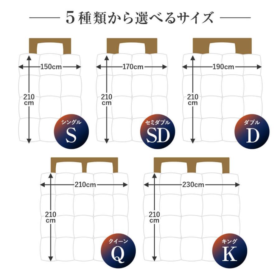 プレミアム2枚合わせ羽毛布団 12