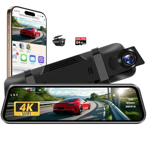 【早い者勝ち！】ドライブレコーダー 前後カメラ WiFi接続 4K スマホ連動 Amazon.co.jp: ドライブレコーダー 前後カメラ 4K UHD 800万画素