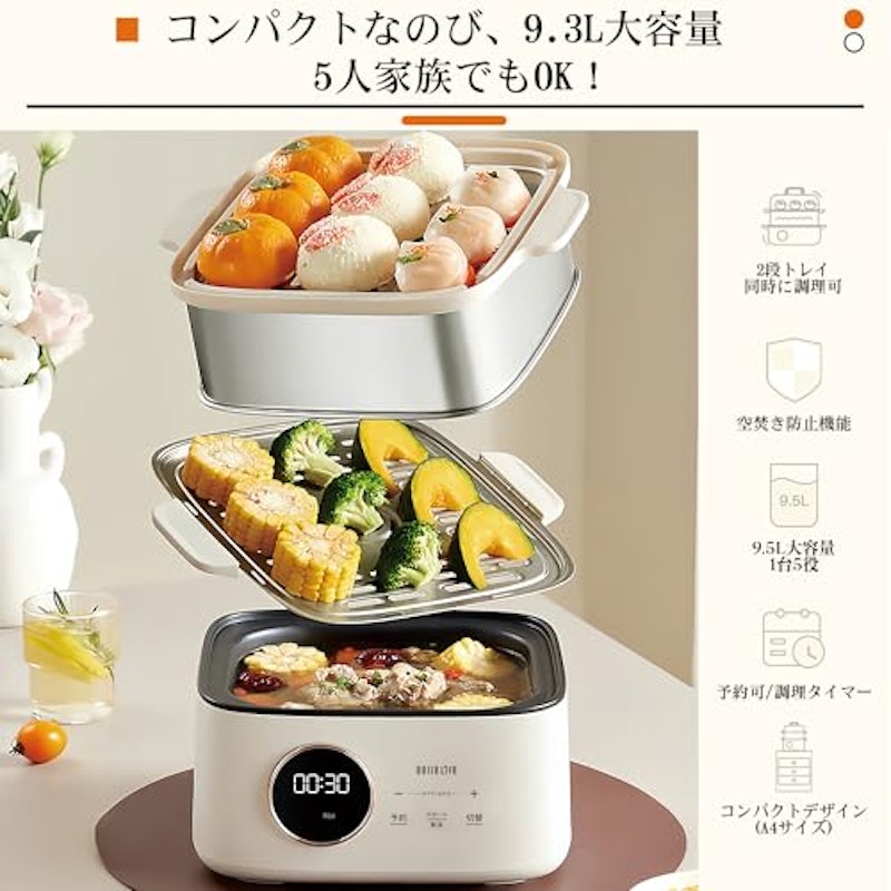 電気蒸し器 6