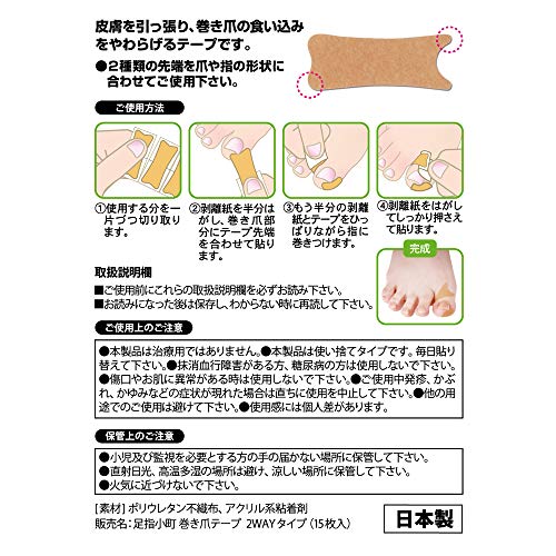 巻き爪テープ 6