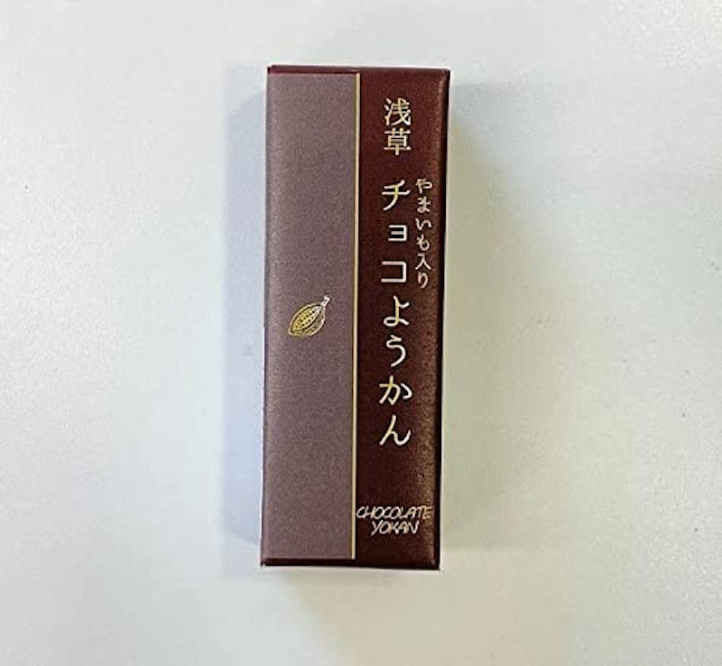浅草むぎとろ チョコようかん10個 文庫箱紺 3