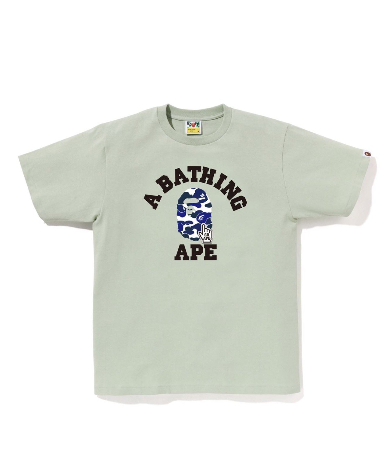 BAPE CAMO GO APE POINTER COLLEGE TEE 1
