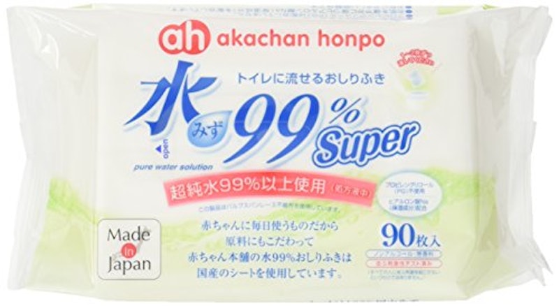 水99% Super トイレに流せるおしりふき 1