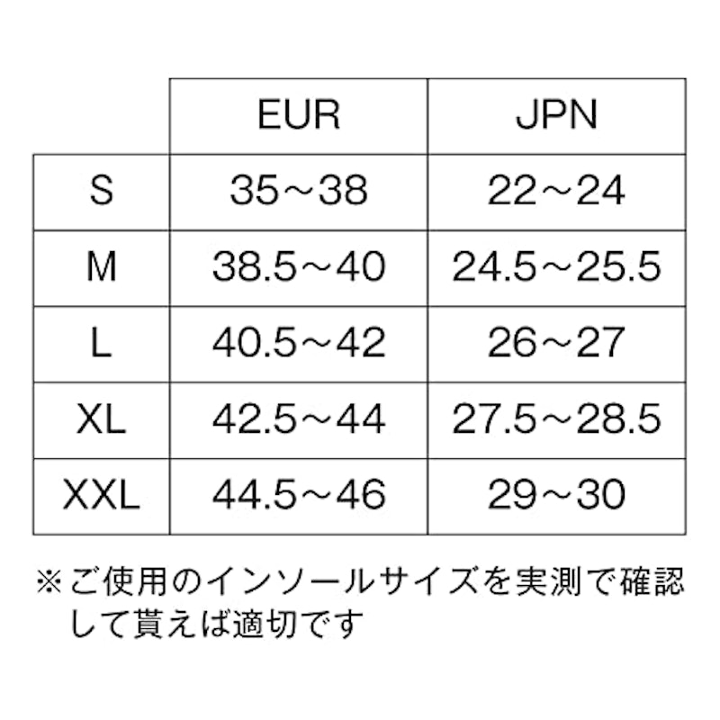 メルトインソール 自転車用 6