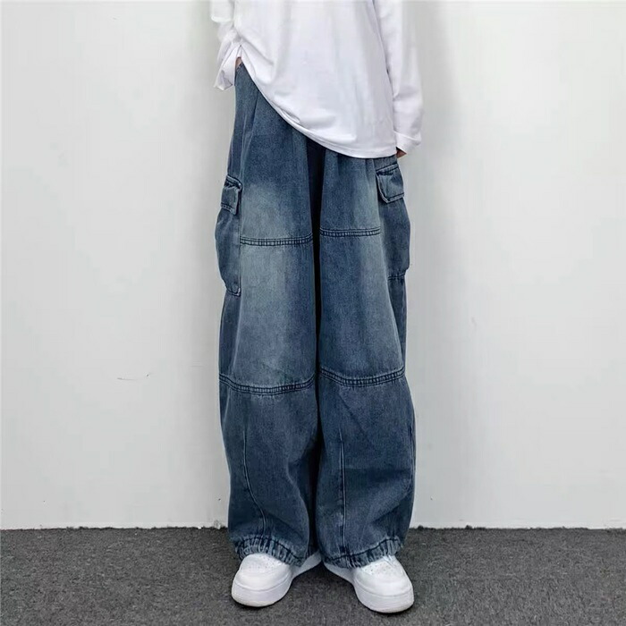 ワイドデニムパンツ 6