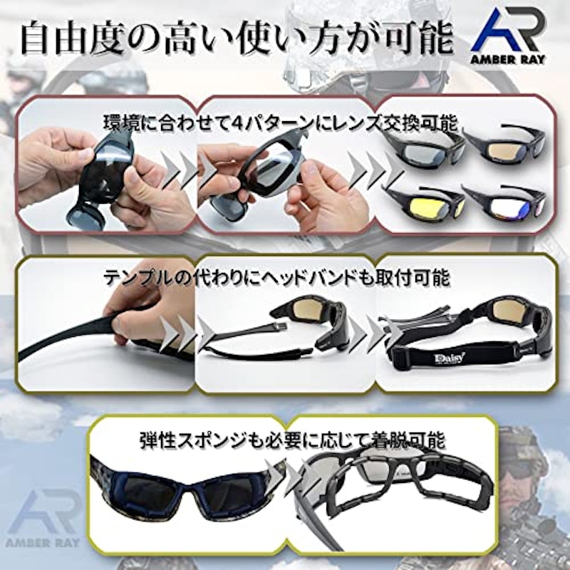 サバゲー ゴーグル 4