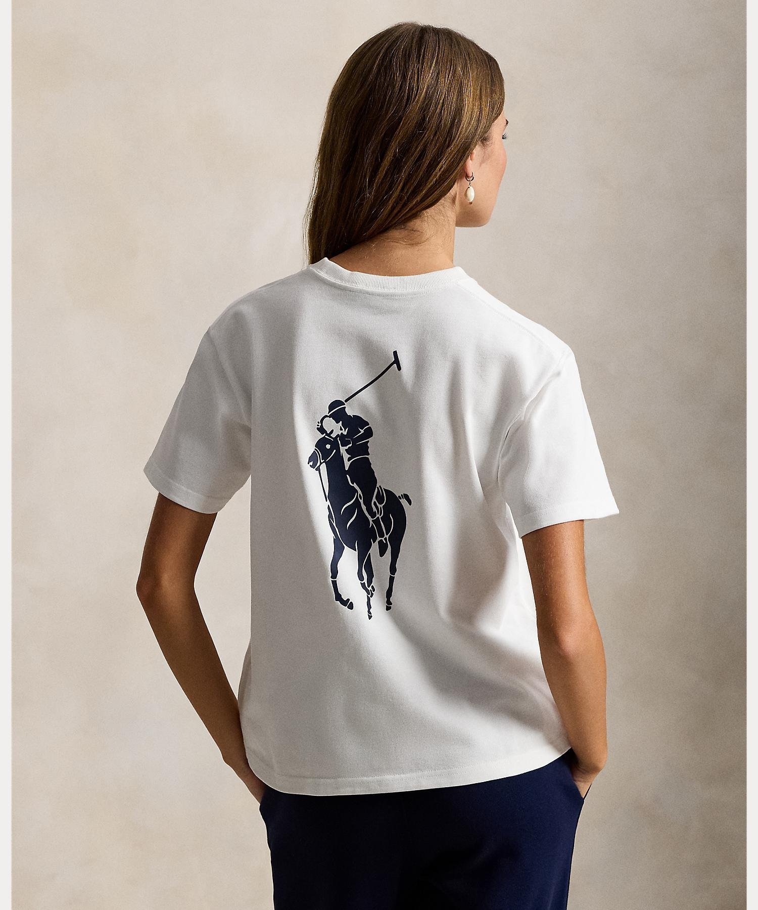 Big Pony コットン クルーネック Tシャツ 4