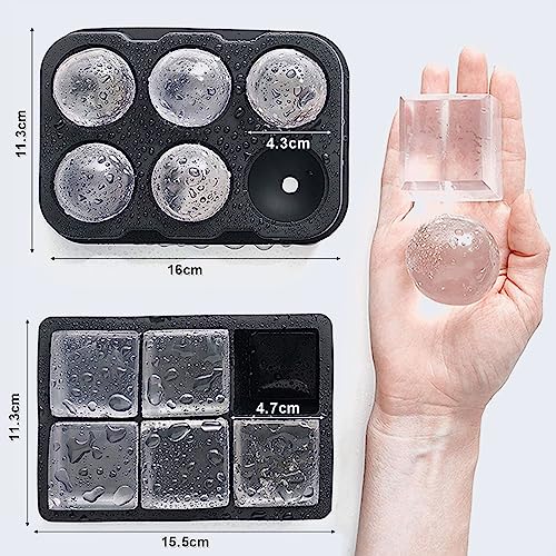 蓋付き大型アイスキューブ製氷皿2個セット 2
