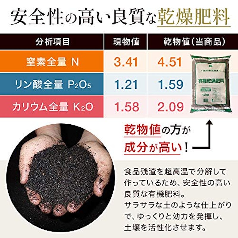 有機乾燥肥料 7