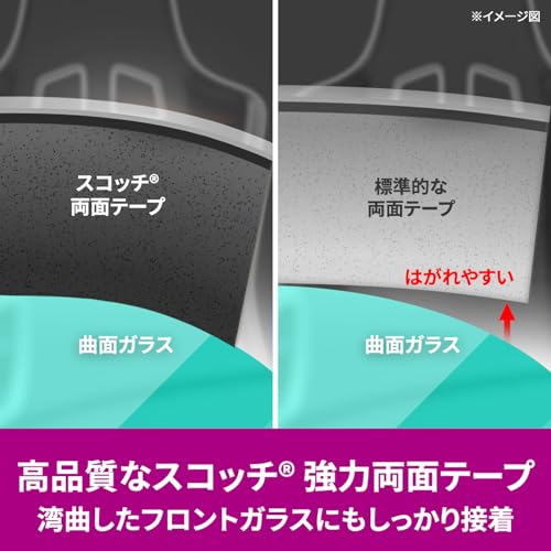 強力両面テープ フロントガラス用 3