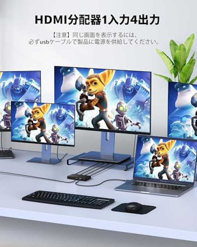 HDMIスプリッター 2