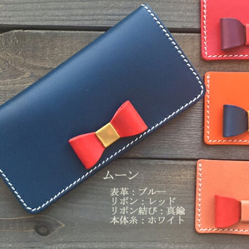 スマホケース リボン 4