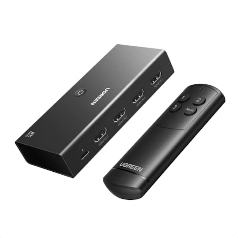 HDMI 2.1 スイッチ 3入力1出力 1