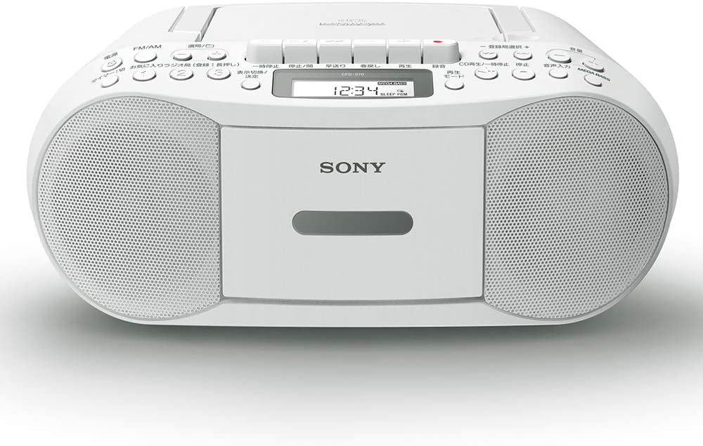 SONY ソニー CFD-W78 CD カセット ラジカセ - ラジオ・コンポ