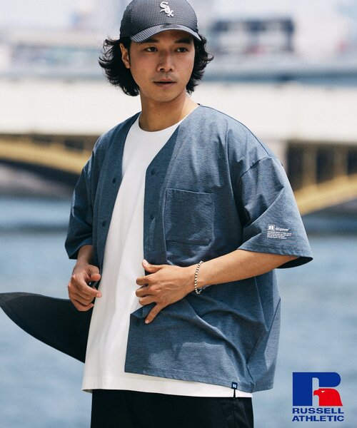 RUSSELL ATHLETIC 別注 Dri-Power ベースボールシャツ 5