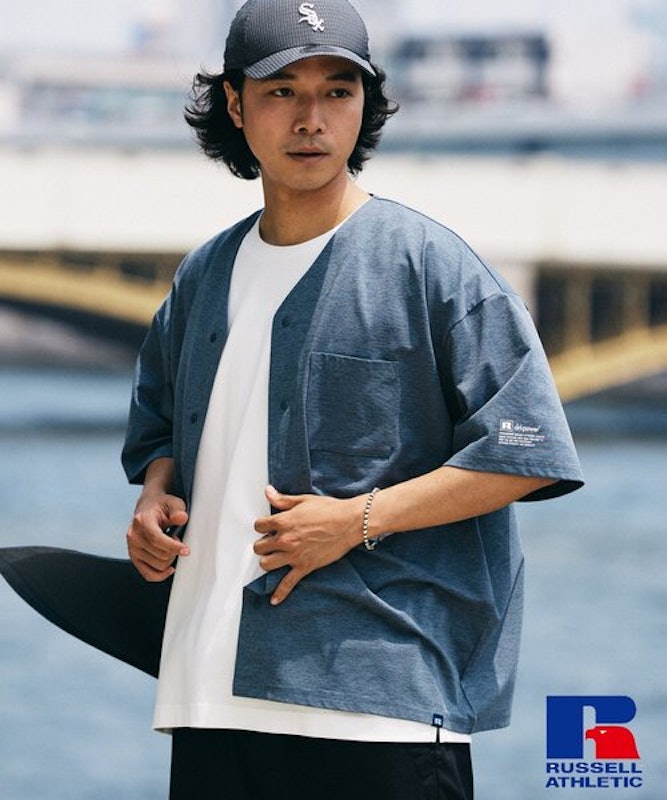 RUSSELL ATHLETIC 別注 Dri-Power ベースボールシャツ 5