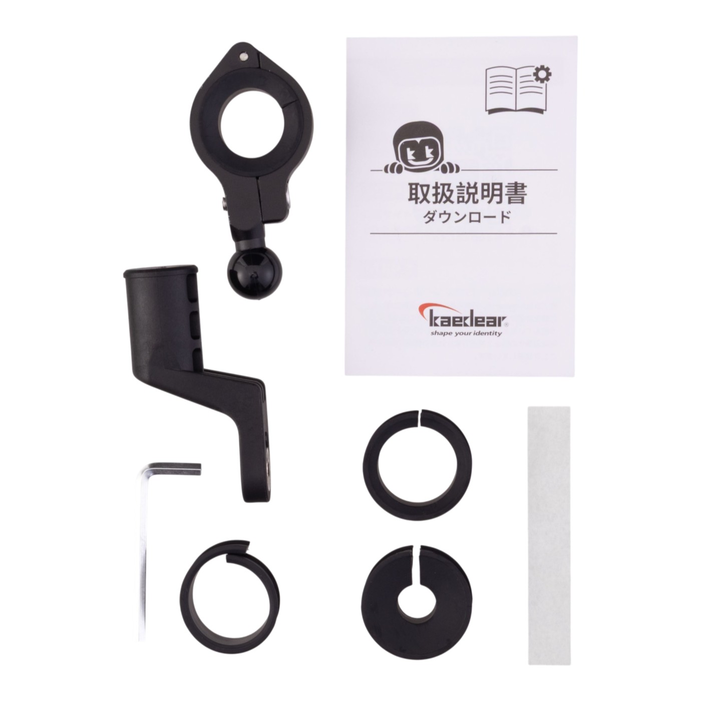 Kaedear バイク スマホホルダー KDR-M11CPJ-BK 検証レビュー評価 2