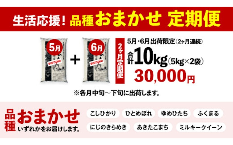 品種おまかせ 茨城県産お米 3
