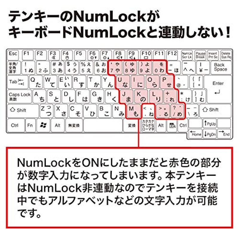 静音Bluetoothテンキー 4